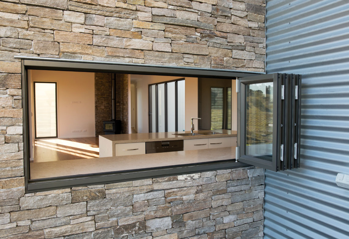 Woodland Grey Aluminium Bi fold Windows design idea