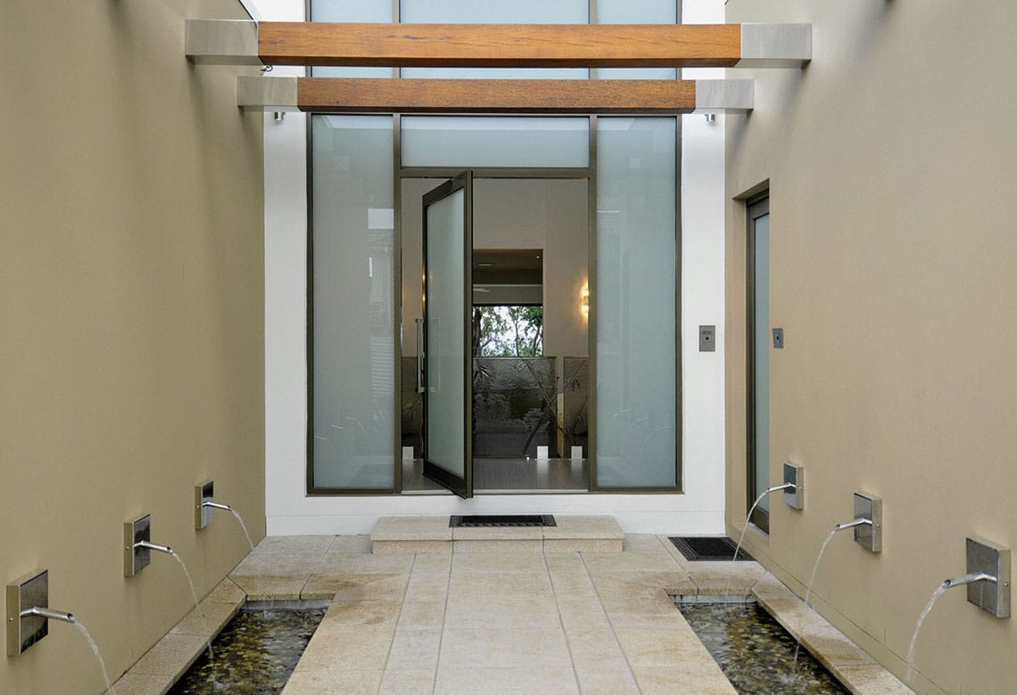 Large Entry Door with privacy glass