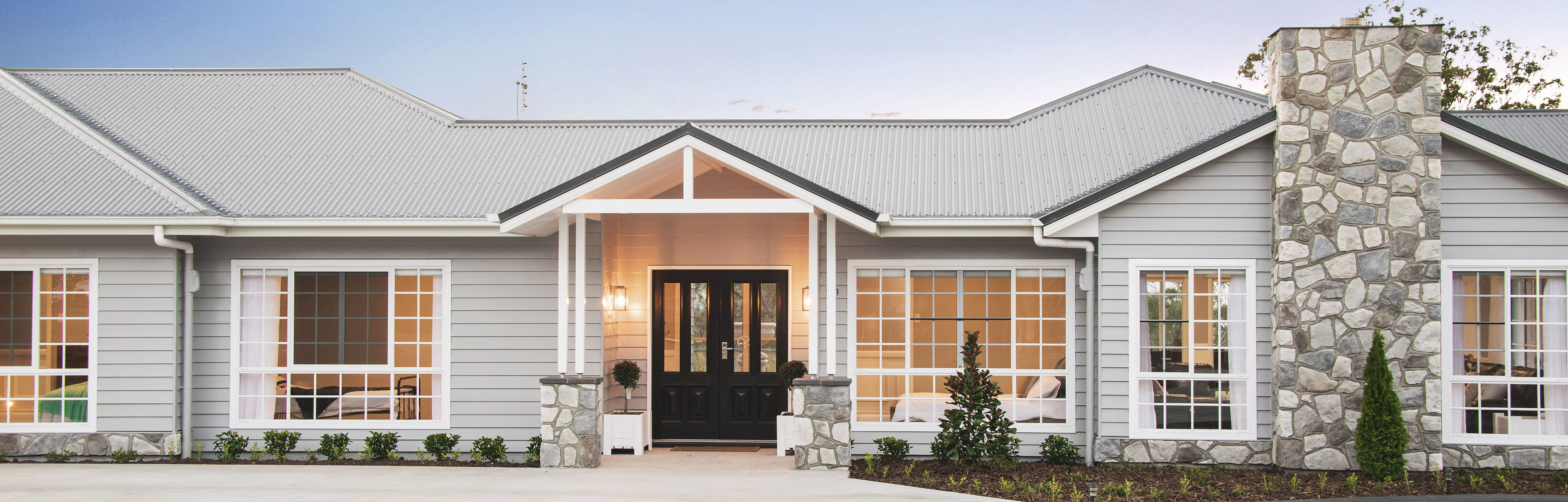 White Windows and Doors with colonial bars