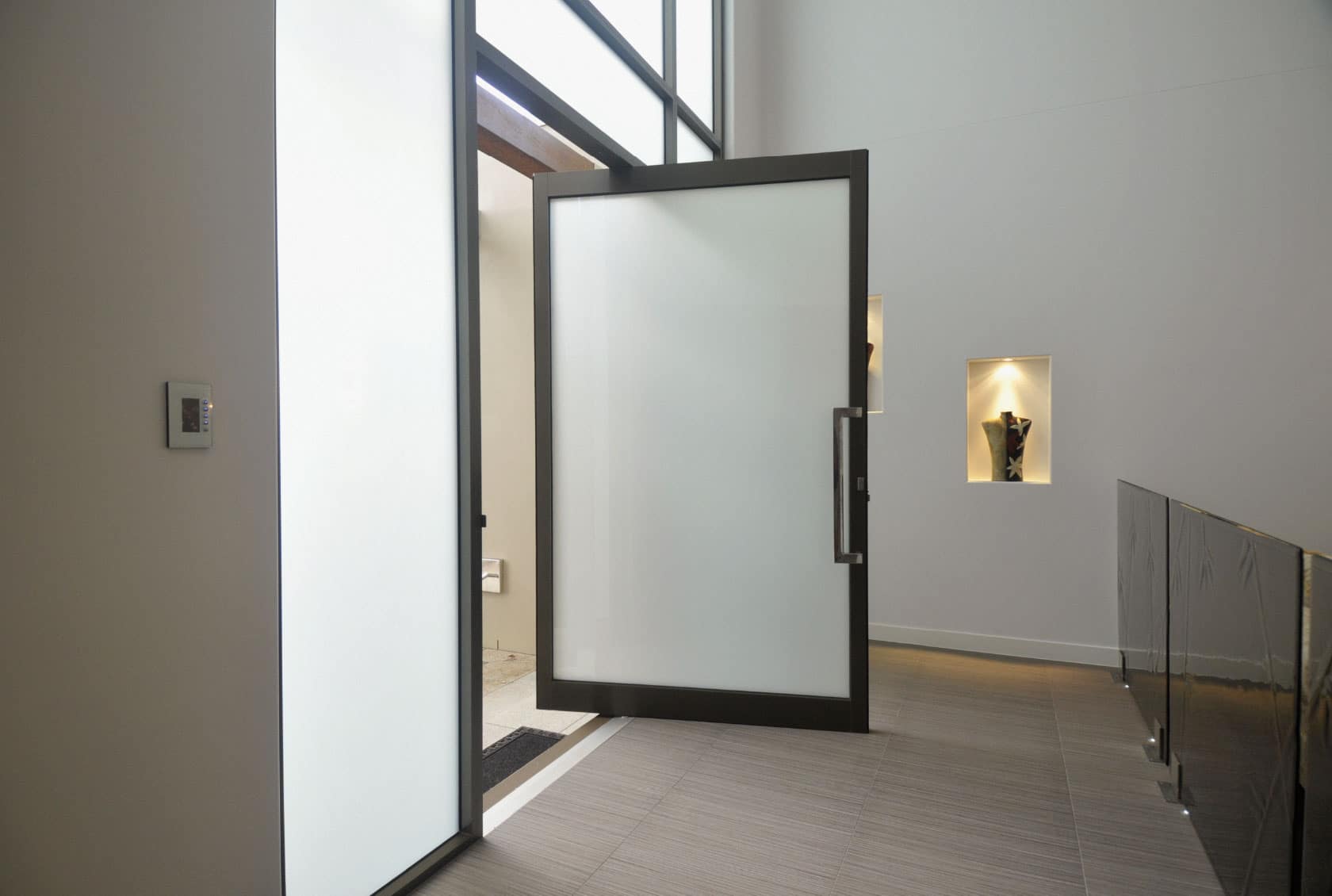 Large Pivot Entry Door