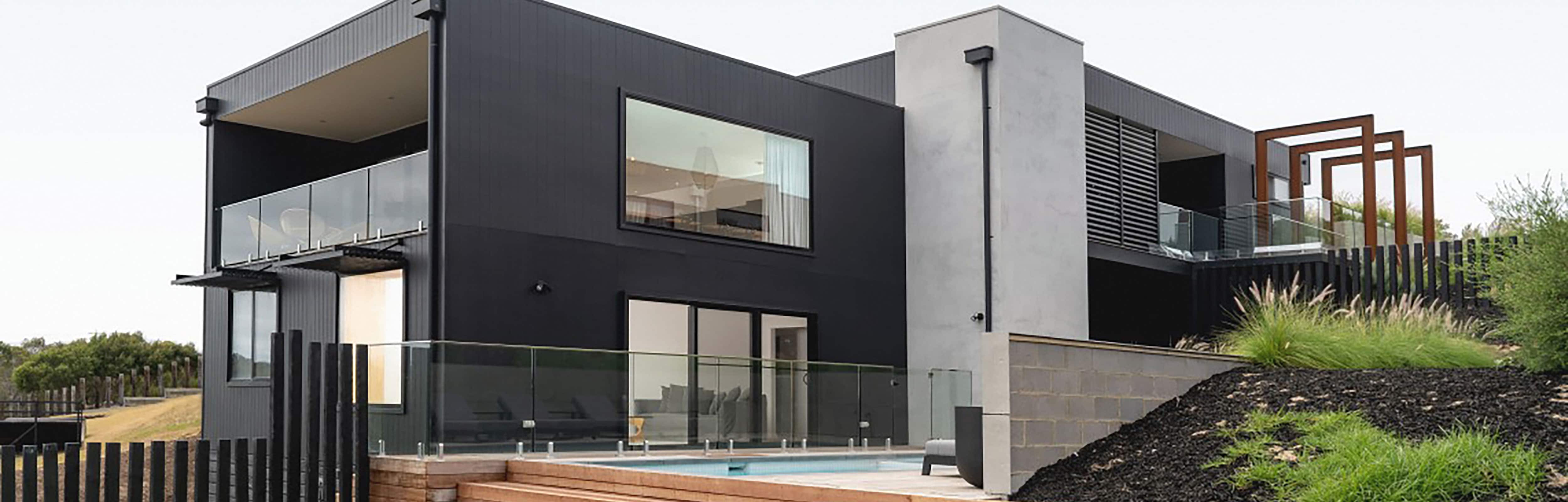 Aluminium Windows and Doors in a coastal home