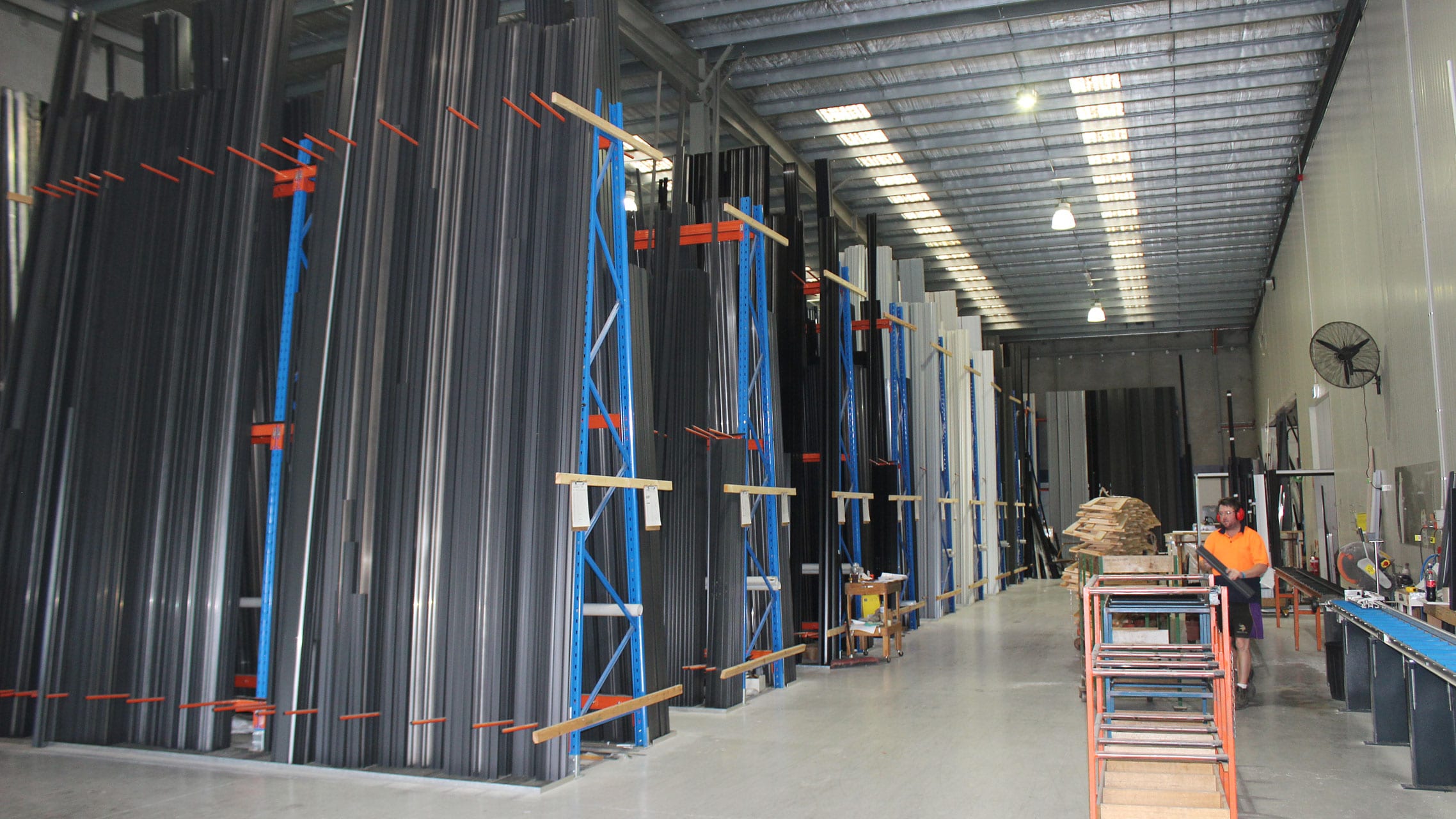 MCG Windows and Doors aluminium storage
