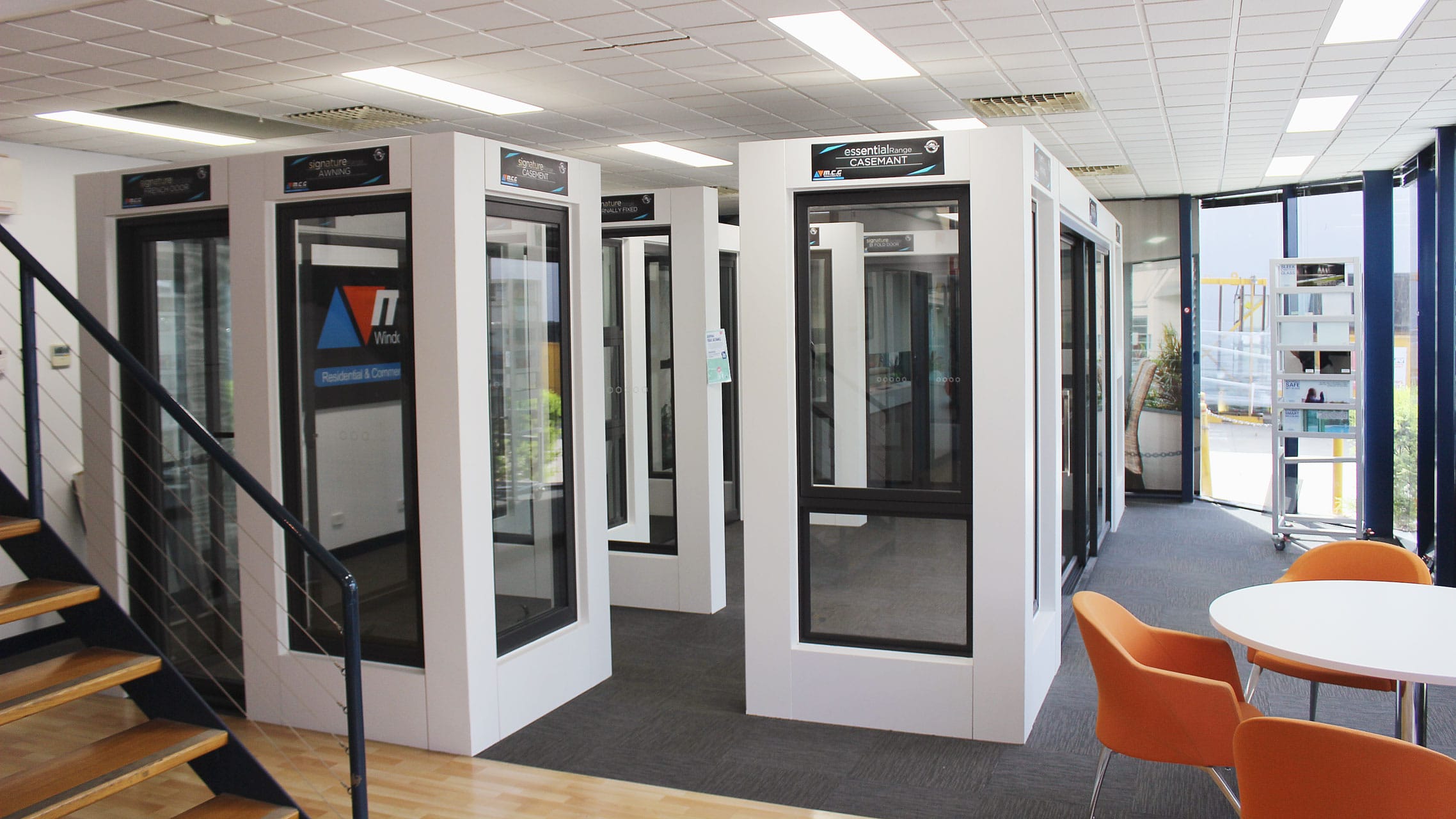 MCG Windows and Doors showroom