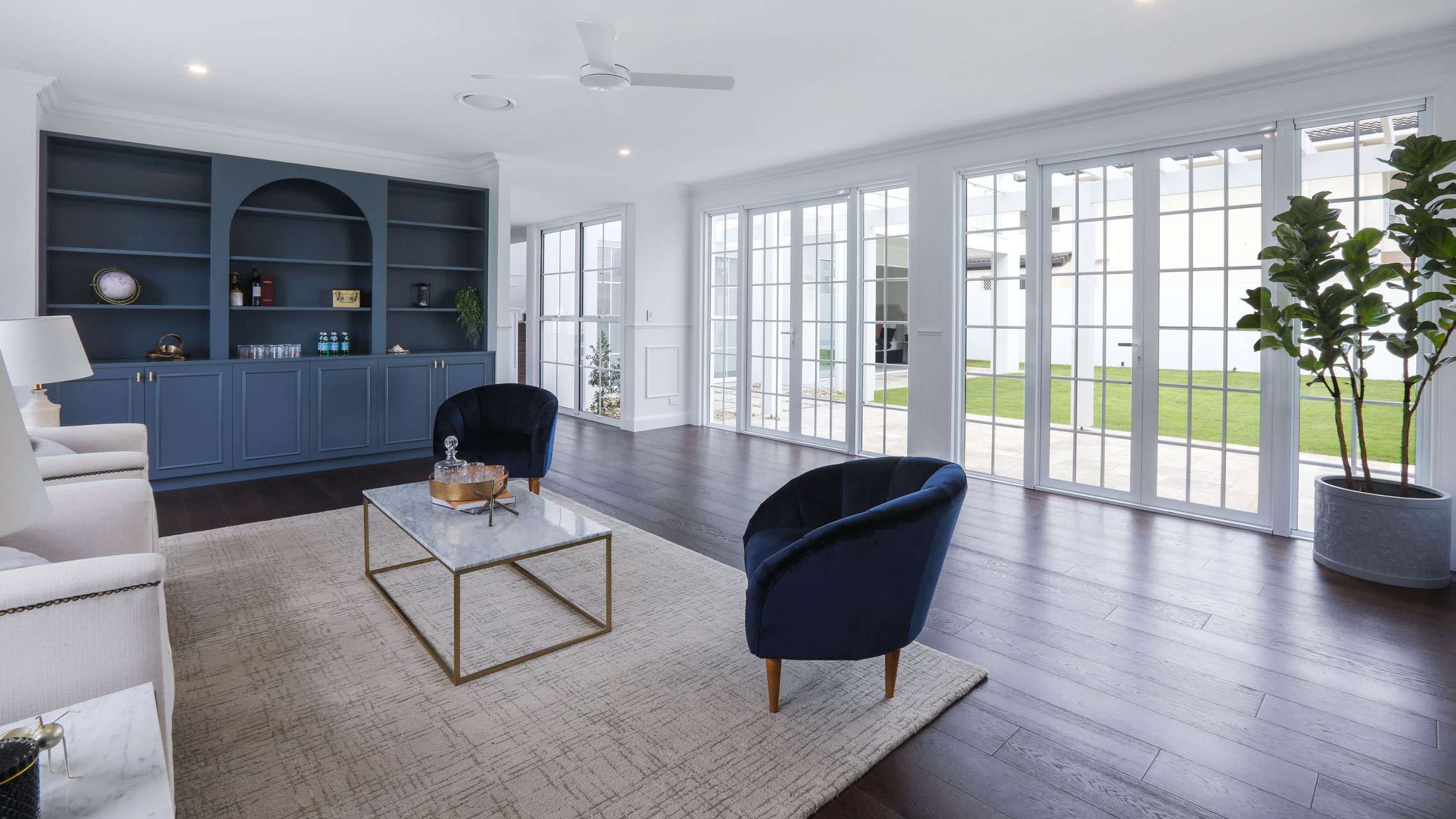 French Doors with colonial bars