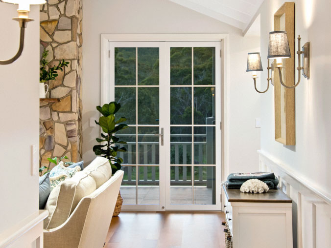 white-french-door