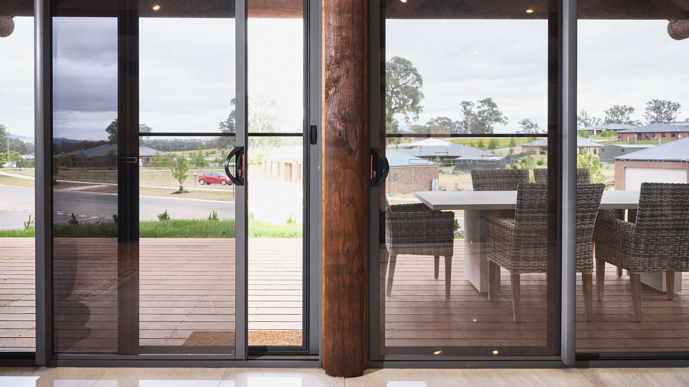 Two Aluminium Sliding Doors