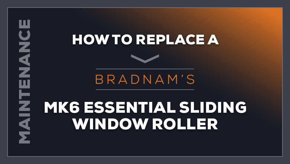 How to replace a MK6 essential sliding window roller