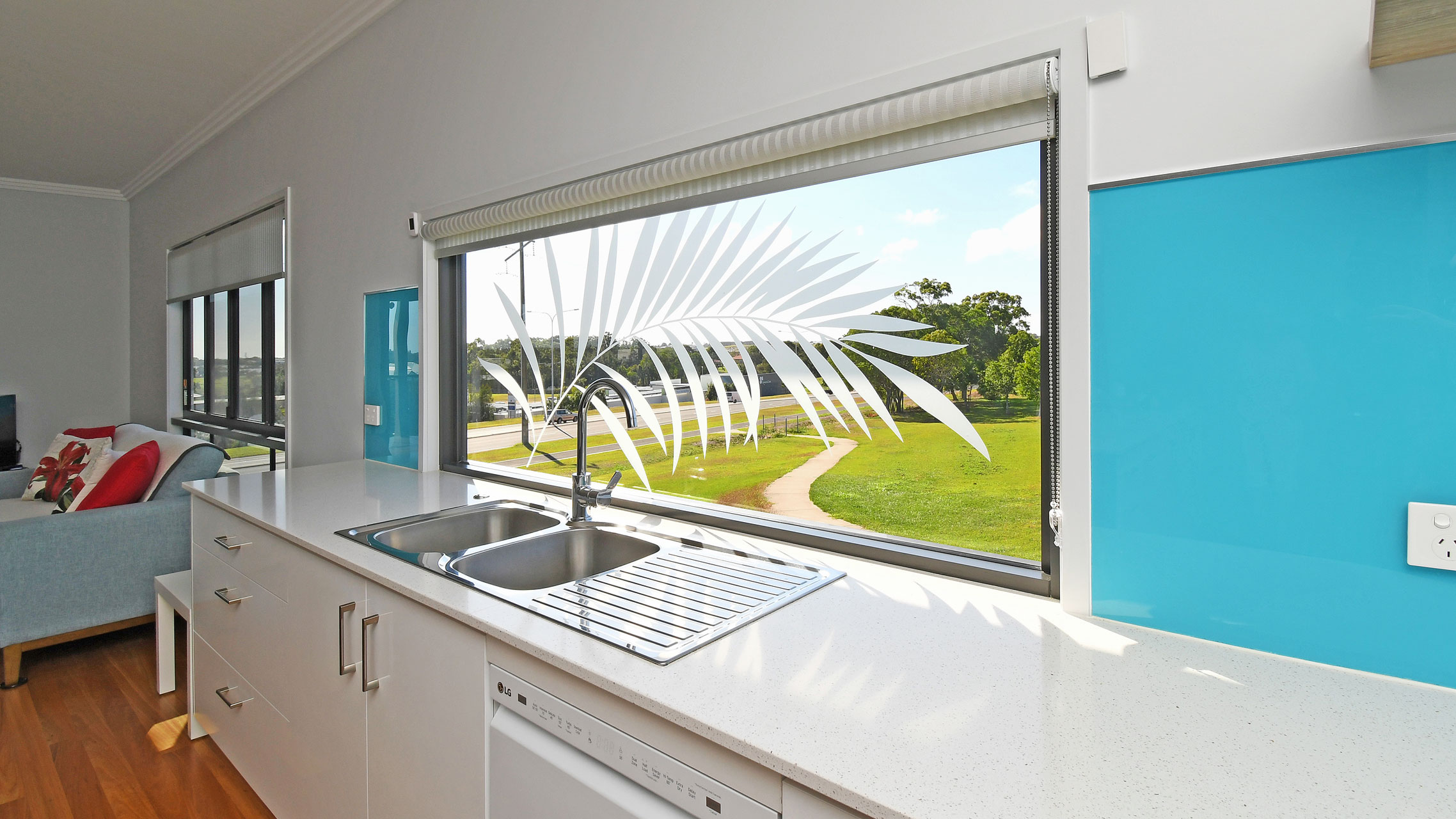 Fixed Kitchen Window Splashback