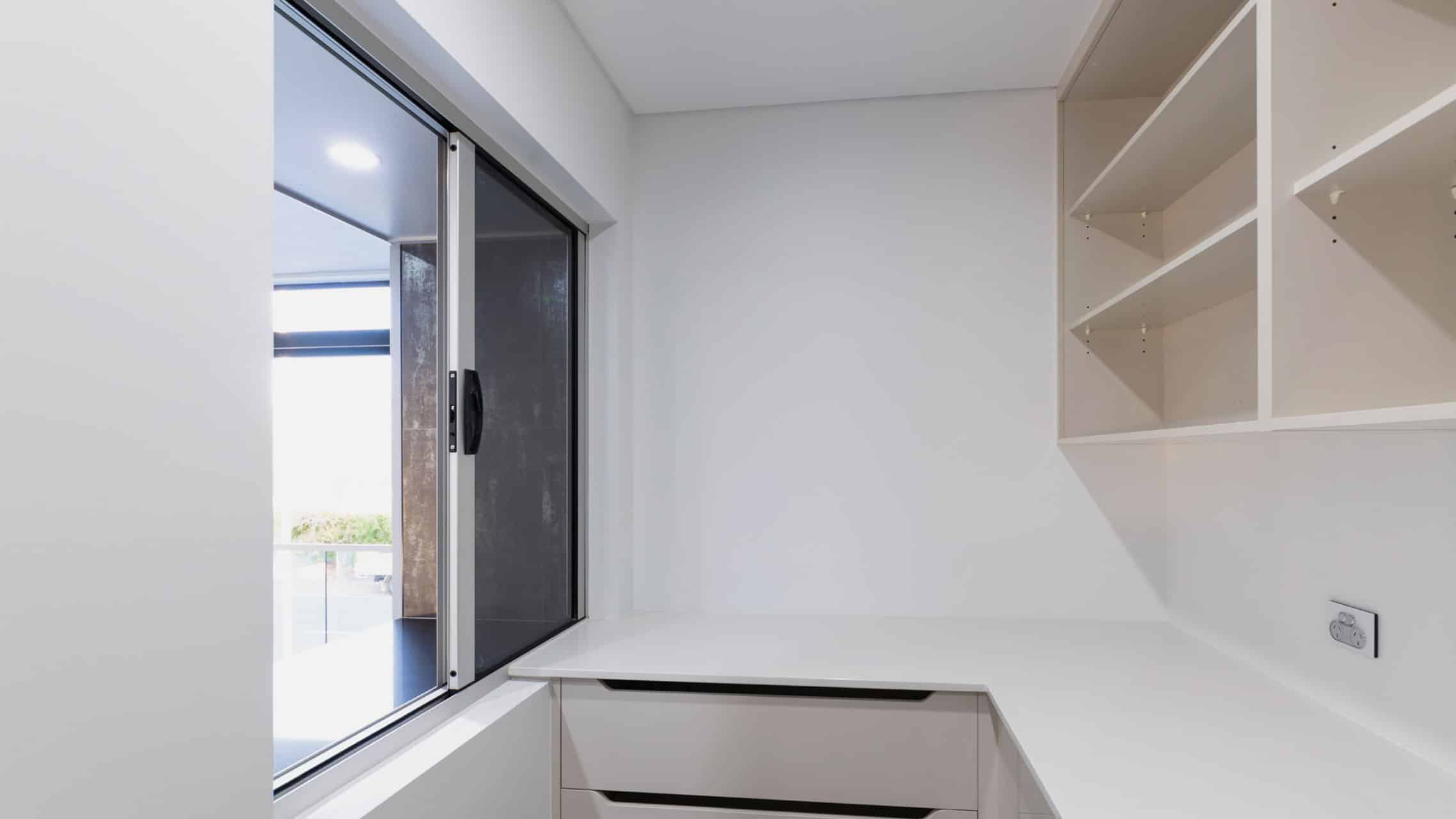 Ultra Silver Aluminium Sliding Windows