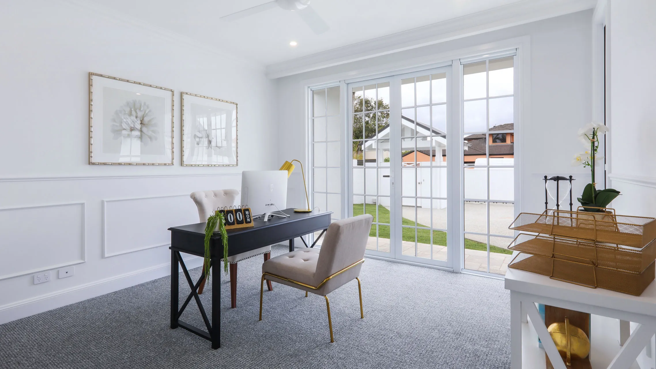 Aluminium French Door with sidelites