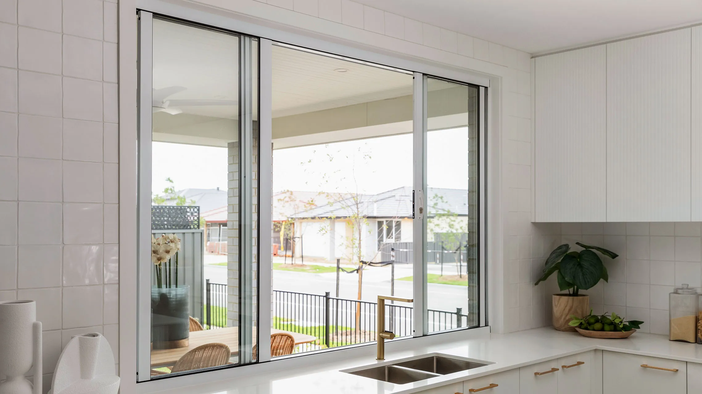 White Servery Window